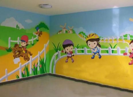 德昌幼儿园墙体彩绘制作流程及注意事项