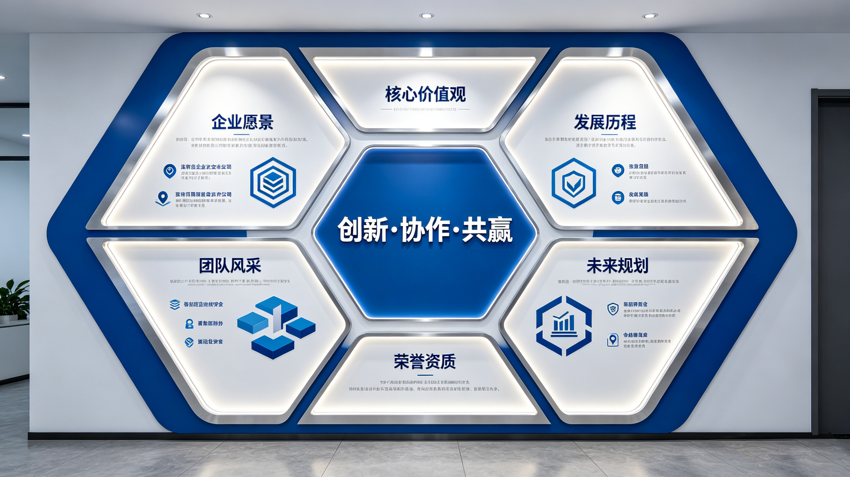 德昌企业文化墙六边形避坑指南（新手常犯5个错误）